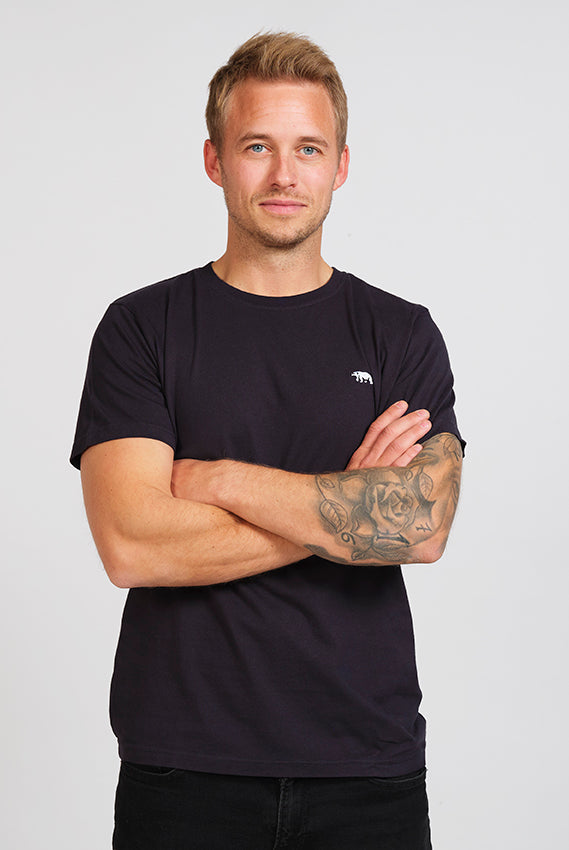 Camiseta Navy Hombre Oso Polar