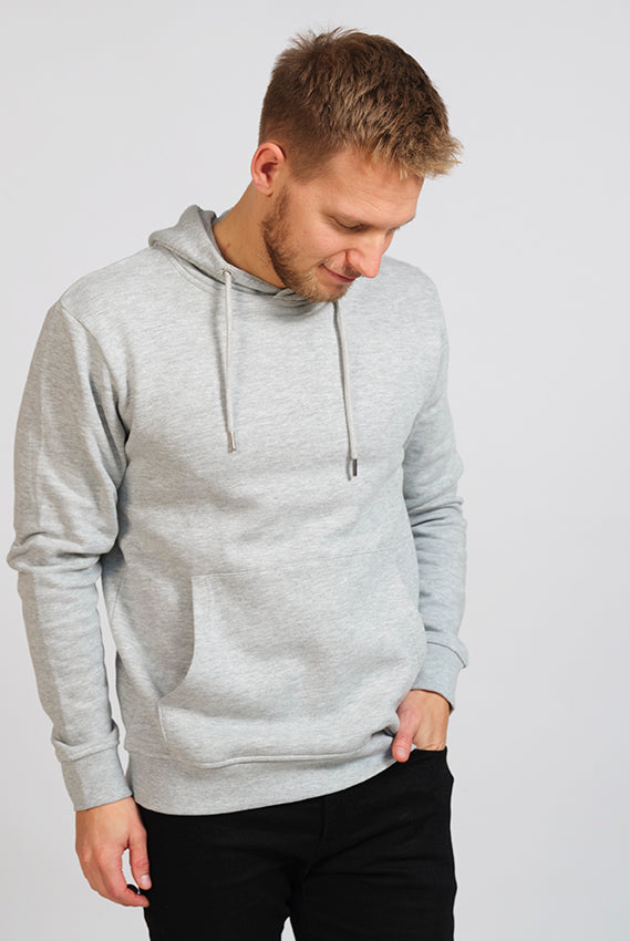 Hoodie Gris Algodón Orgánico