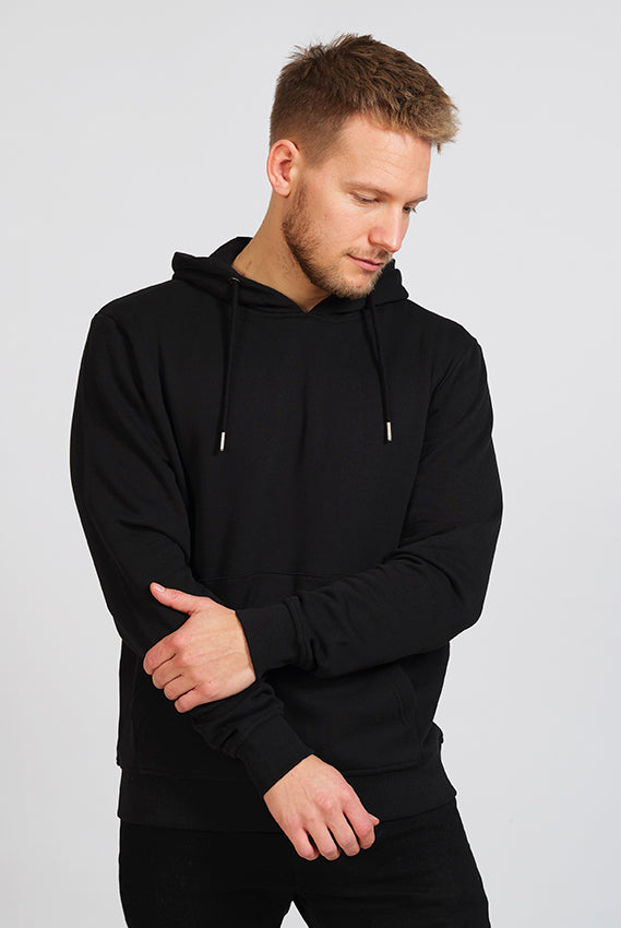 Hoodie Negra Sudadera Hombre