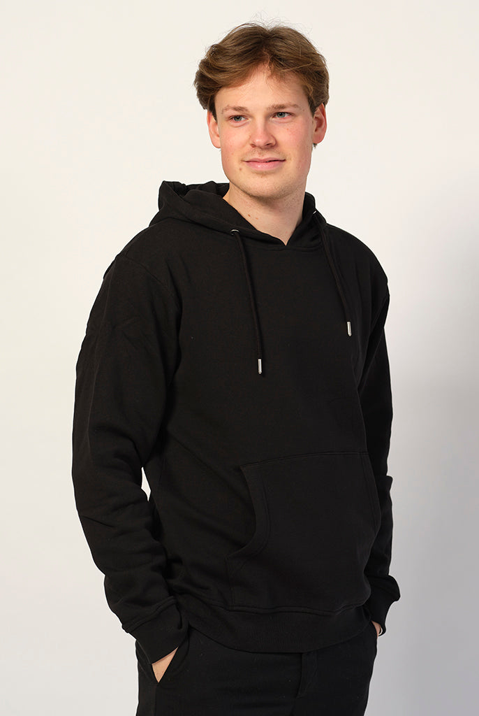 Hoodie Capucha Hombre Negra Sudadera Hombre