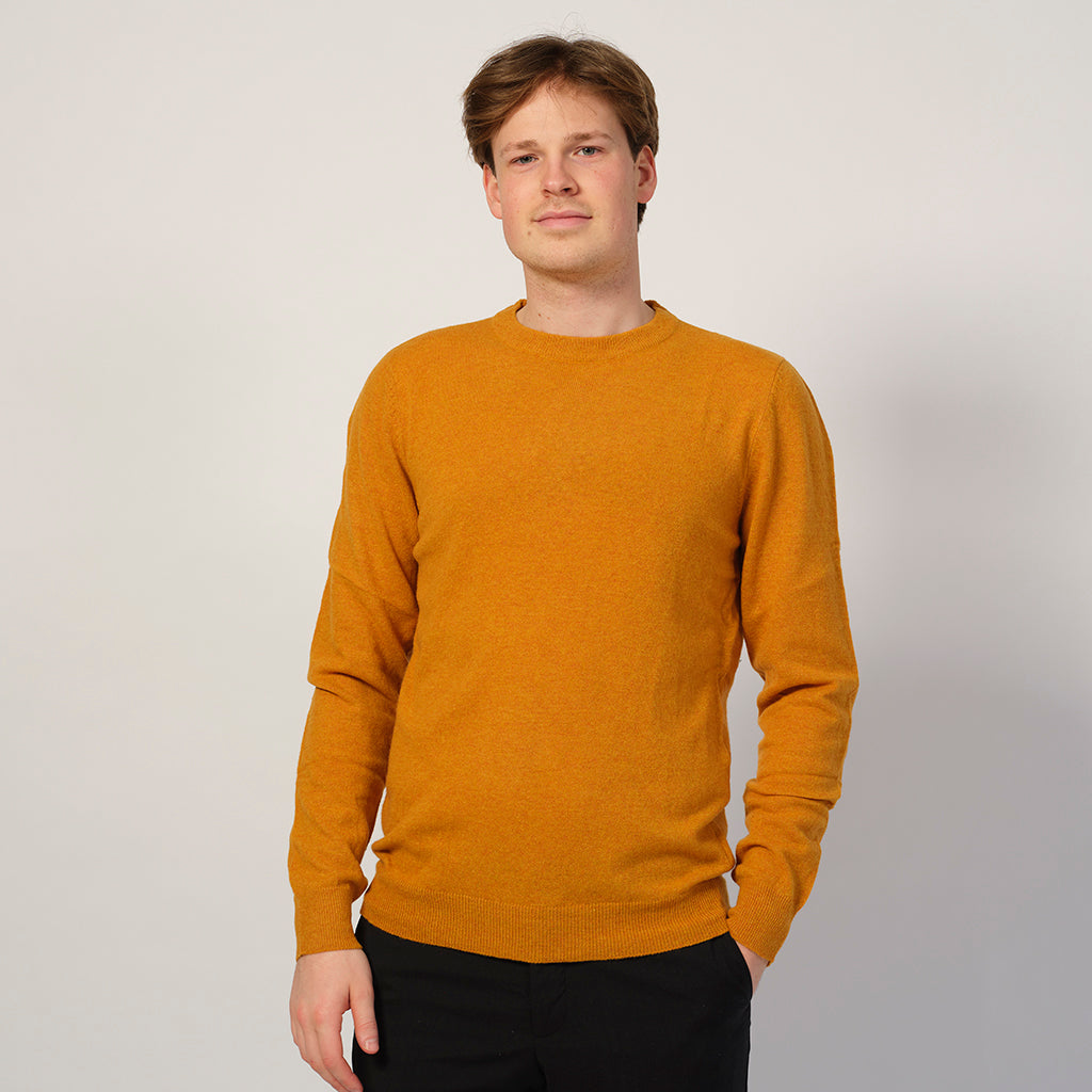 Jersey de Lana Amarillo Hombre