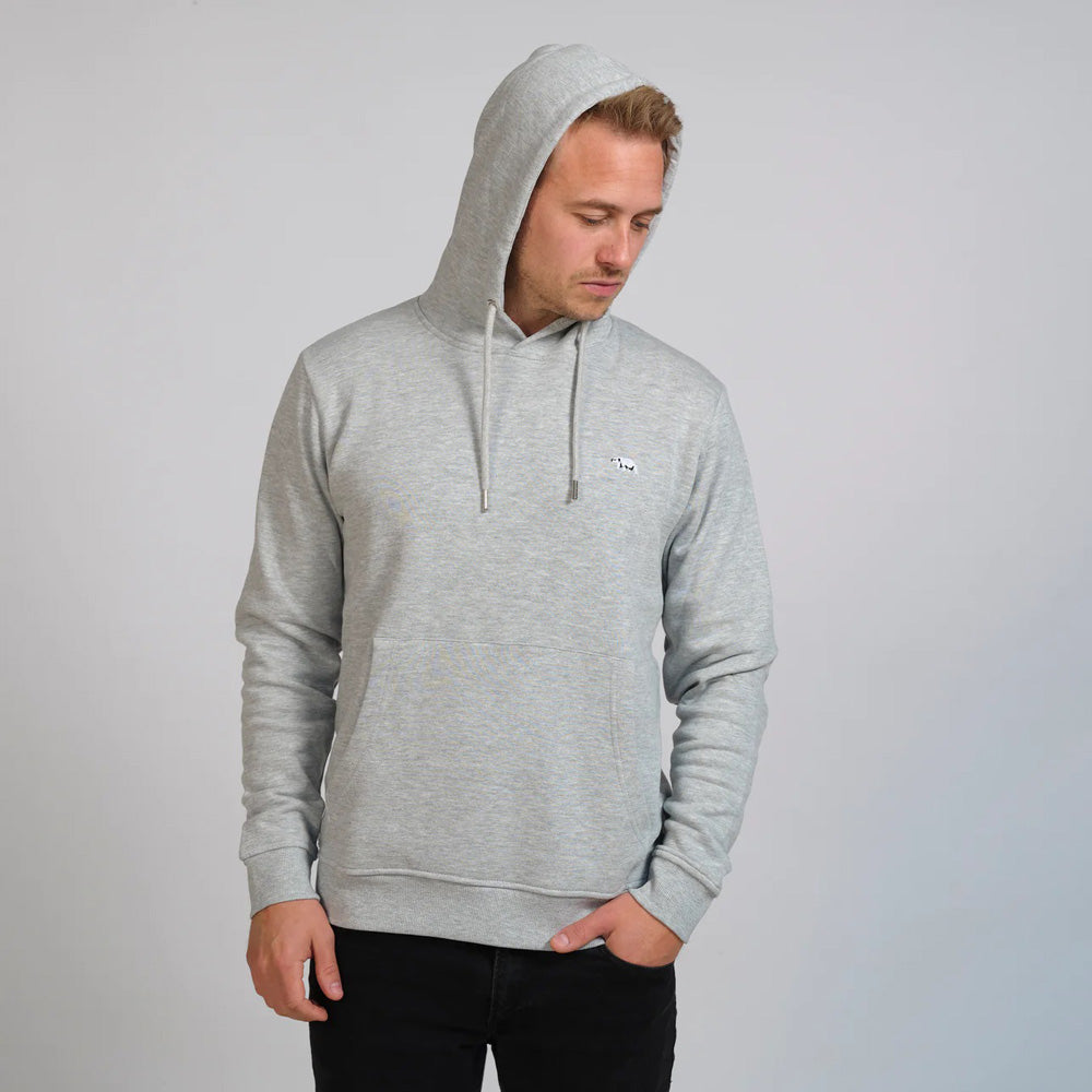 Sweatshirt de Algodão Orgânico Cinzenta - Urso Polar hoodie