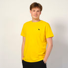 T-shirt de Algodão Orgânico Homem Amarela - Elefante