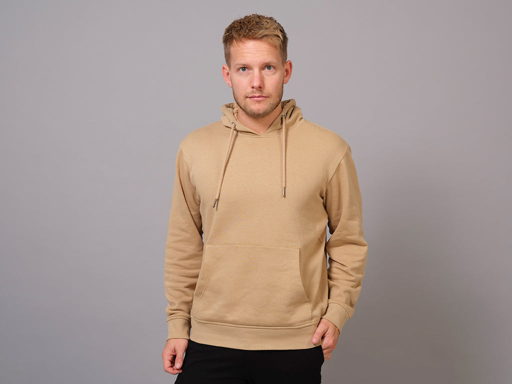 Sweatshirt de Algodão Orgânico Bege homem